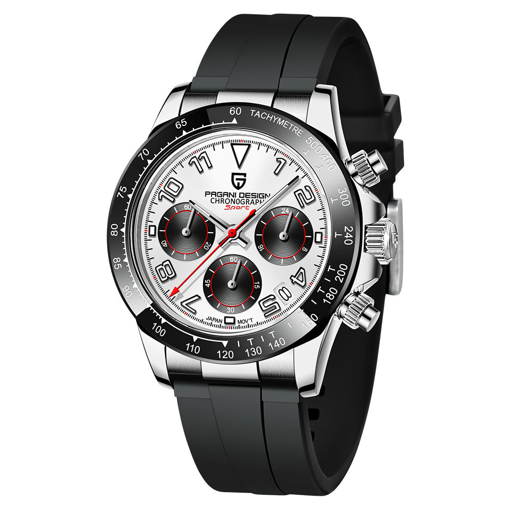 Men's Watches Quartz Multifunction Chronograph Trendy Men