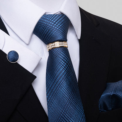 Multi Colored Striped Floral Mens Tie