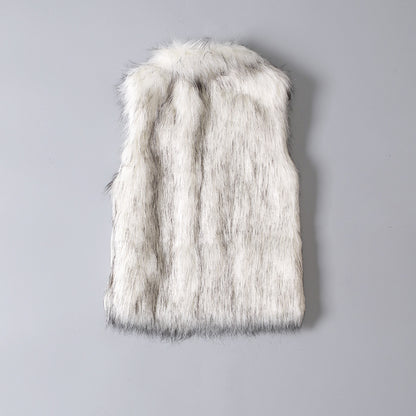 Autumn And Winter New Fur Vest Fur Vest Coat For Women