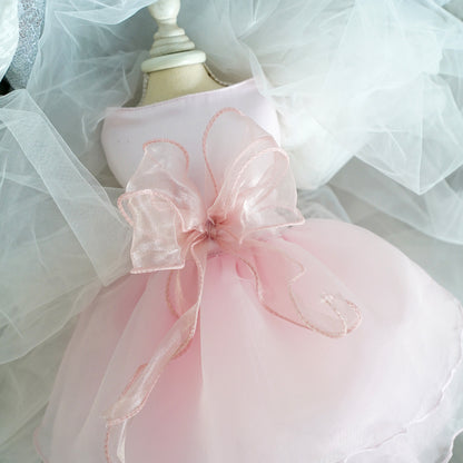 Wedding Dress Pet Skirt Gown