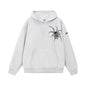 Spider Print Pullover Hoodie For Men