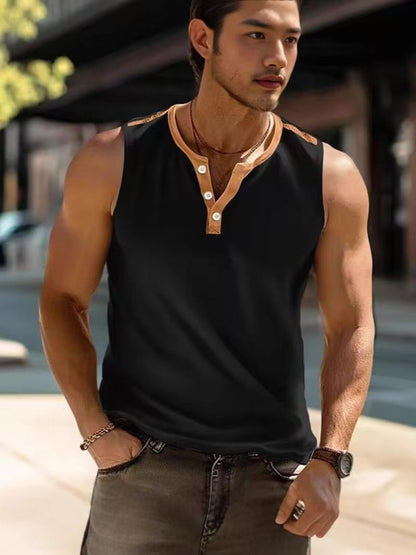 Men's Casual Sports Quick-dry Sleeveless T-shirt
