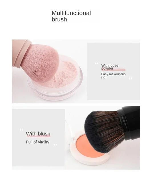 Quality Portable Convenient Retractable Makeup Brush Makeup Tools Accessories For Foundation Powder Eyeshadow Large Loose Powder Blush