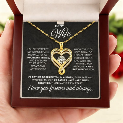 Double-layer Heart Necklace For Women