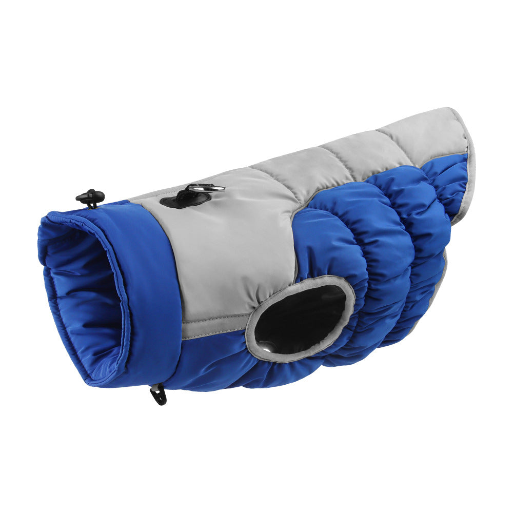 Dog Cold Weather Coats - Cozy Waterproof Windproof Reversible Winter Dog Jacket, Thick Padded Warm Coat