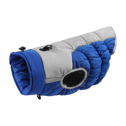 Dog Cold Weather Coats - Cozy Waterproof Windproof Reversible Winter Dog Jacket, Thick Padded Warm Coat