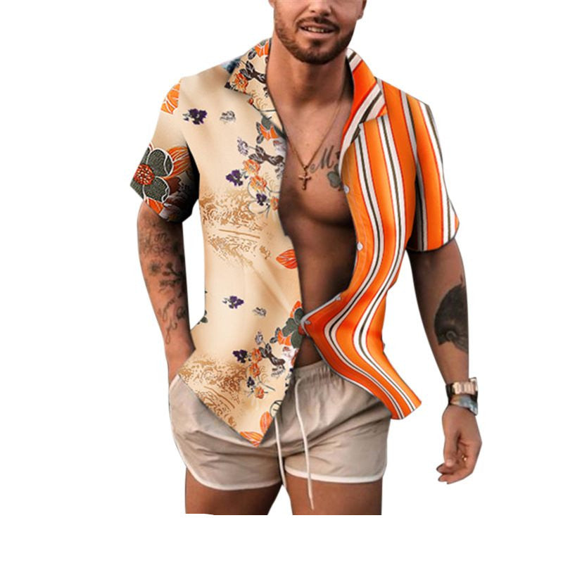 Fashion shirt jacket male