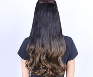 Big wave one piece wig hair piece