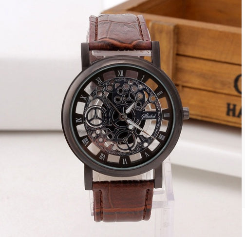 Fashion hollow belt watch non-mechanical watch for men and women