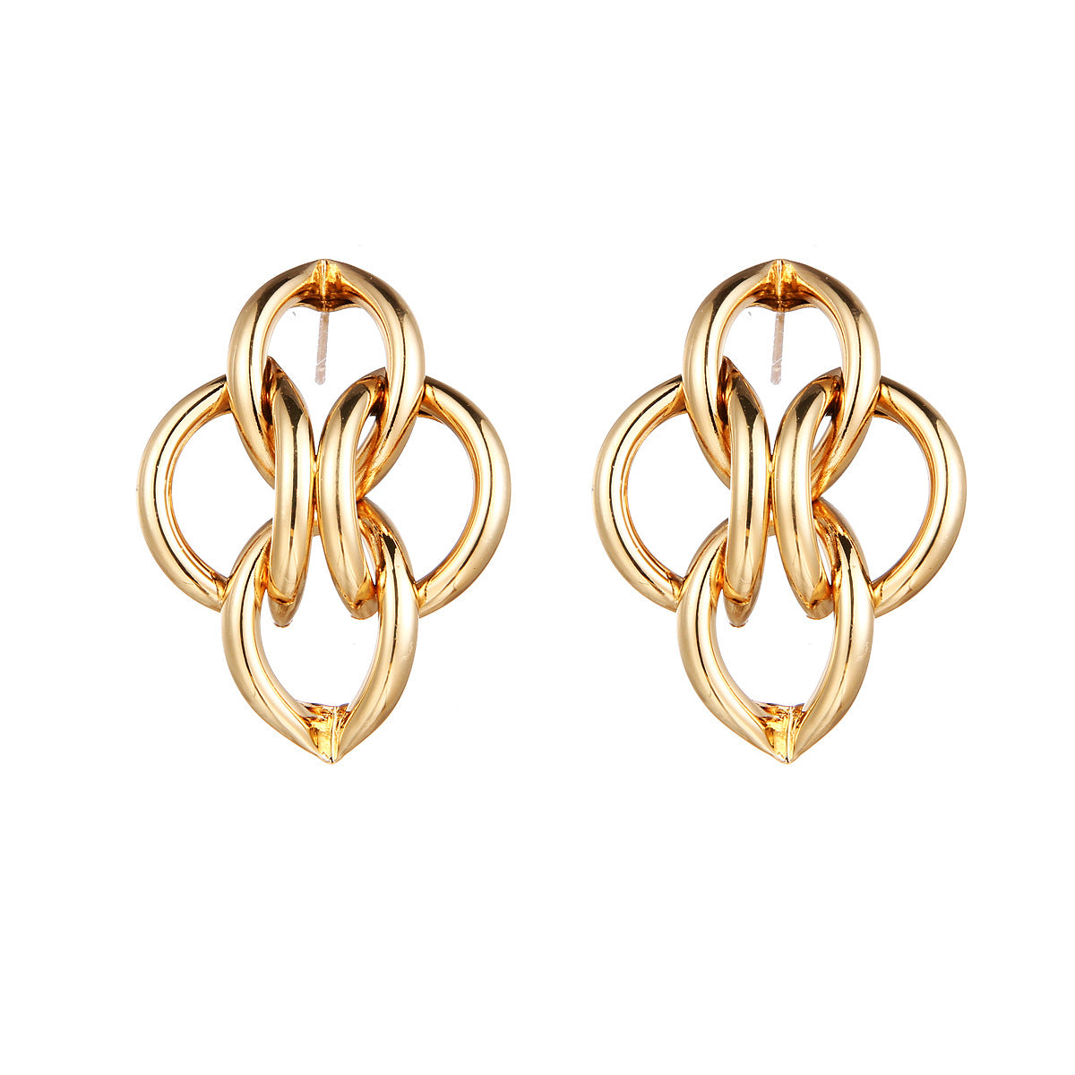 Exaggerated gold metal Earrings