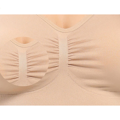 Maternity bra underwear with high elastic nursing vest