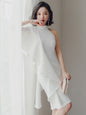 Party party white short evening dress