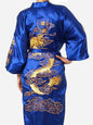 Men's home clothes embroidered Nightgown