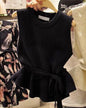 Knitted vest vest sweater