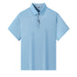 Men's High-end Casual Comfortable Solid Color Short-sleeved Top