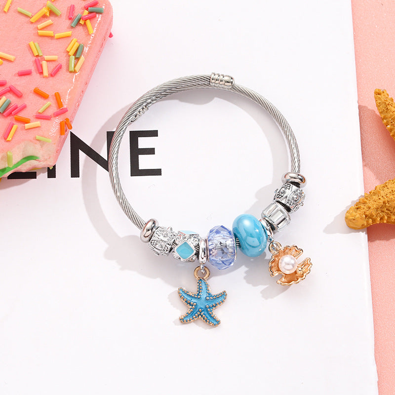 Stainless Steel Silver Bracelet For Women Fashionable