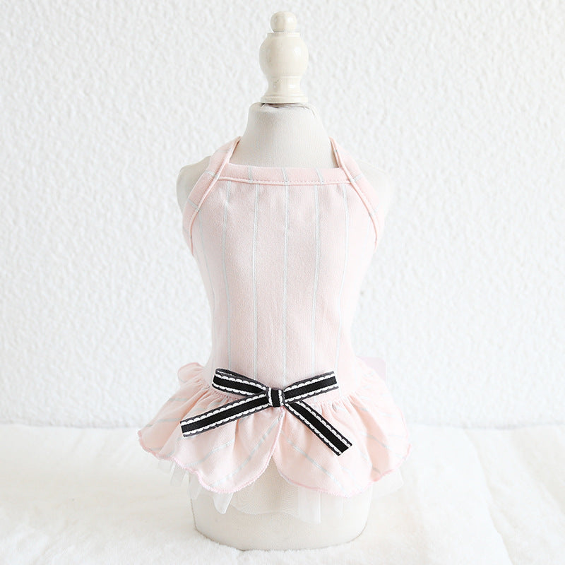 Pet striped dress