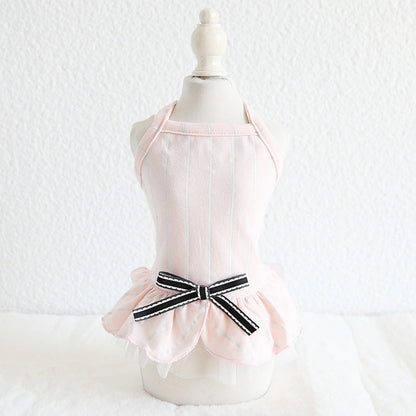 Pet striped dress