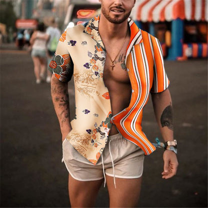Fashion shirt jacket male