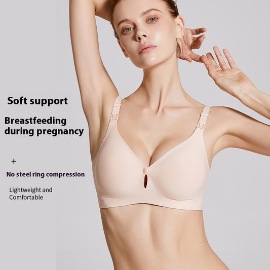Maternity Bra Plus Size Front Buckle Nursing Underwear