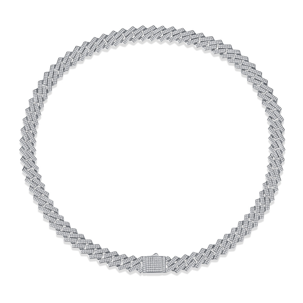 S925 Silver Challenge Luxury Jewelry Unisex Necklace With Top-Quality Moissanite