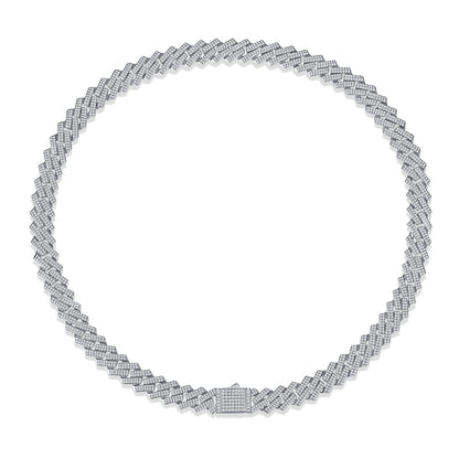 S925 Silver Challenge Luxury Jewelry Unisex Necklace With Top-Quality Moissanite