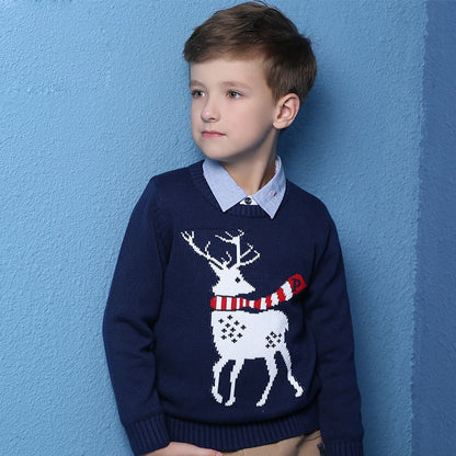 Children's knitwear base sweater