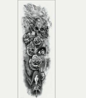 Waterproof full arm tattoo sticker