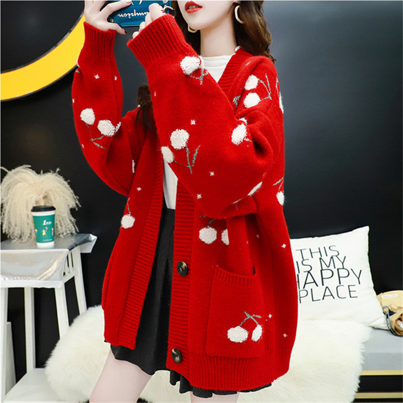 Student Sweater Knit Cardigan