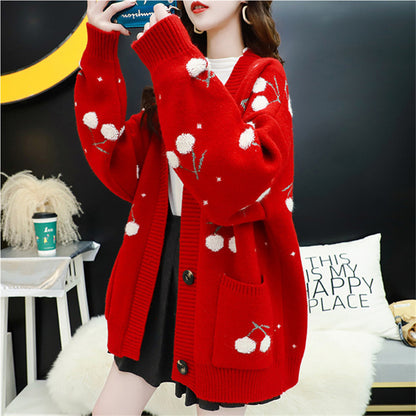 Student Sweater Knit Cardigan