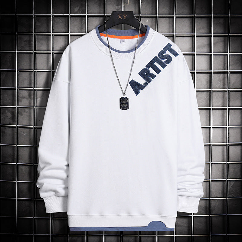 New Loose Couple Wear Trendy Long Sleeve T-Shirt Spring And Autumn Thin Top Clothes