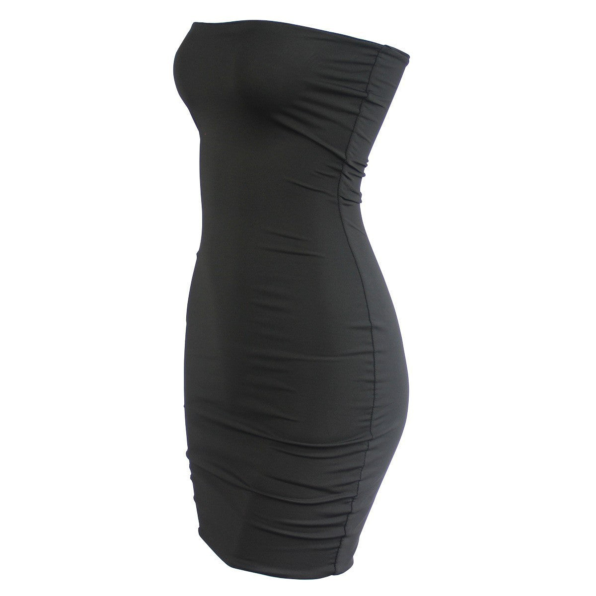 Women Sexy Open Back Fashionable Strapless Party Short Dress