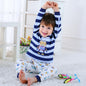 Children's Home Wear Long Sleeve Baby Thermal Pajamas Baby Underwear Set Kids