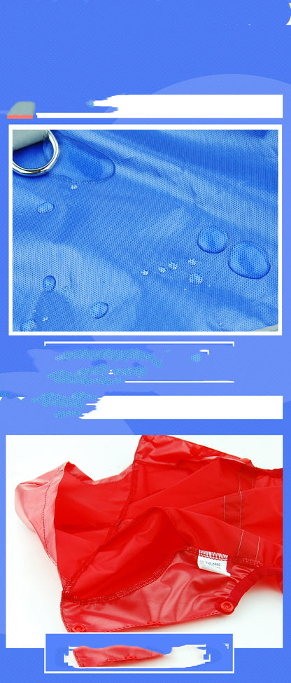 Pet Waterproof Raincoat Reflective Double Breathable Boxer Jumpsuit
