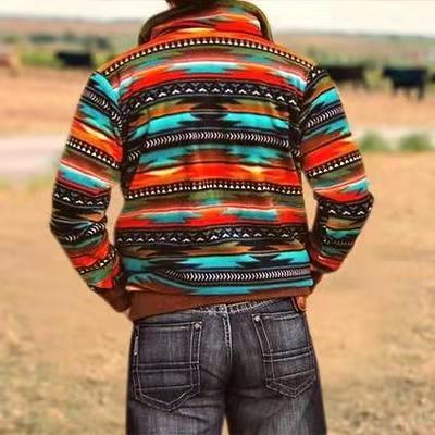 Men's Sweaters European And American Printed Men's Sweaters