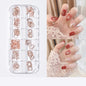 Pearl Butterfly Nail Patch Nail Art Jewelry Set
