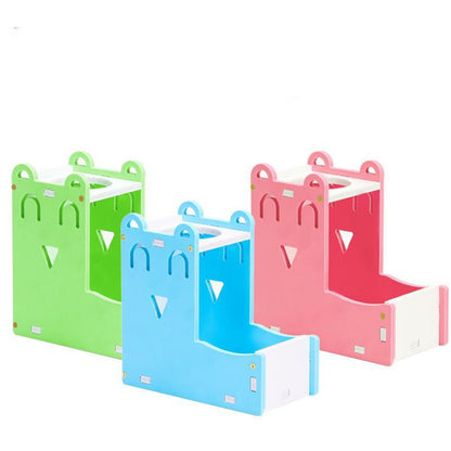 Hamster Water Bottle Feeder Waterer Automatic Water Feeding Supplies Drinking Water Mini Sleeping Nest Water Bottle Hamster Food Basin