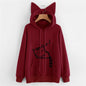 Long Sleeve Sweatshirt Hoodies Women Casual Crop Top