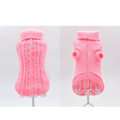 Short Hairless Warm Sweater For Cute Kittens And Dogs