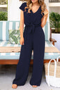Hot Summer Fashion Joker Women Jumpsuits With Button
