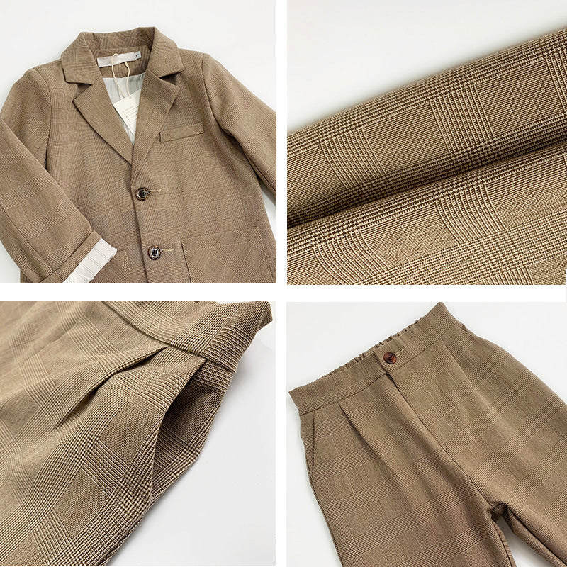 Men's And Women's Children's Suits And Casual Two-Piece Suits