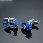 Fashion environmental protection paint cycling cufflinks black bicycle cufflinks cufflinks