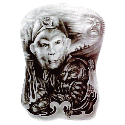 Full Back Tattoo Waterproof Big Picture Tattoo Stickers