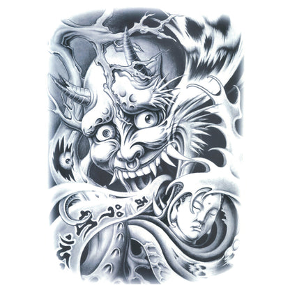 Full Back Tattoo Waterproof Big Picture Tattoo Stickers
