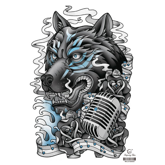 Full Back Tattoo Waterproof Big Picture Tattoo Stickers