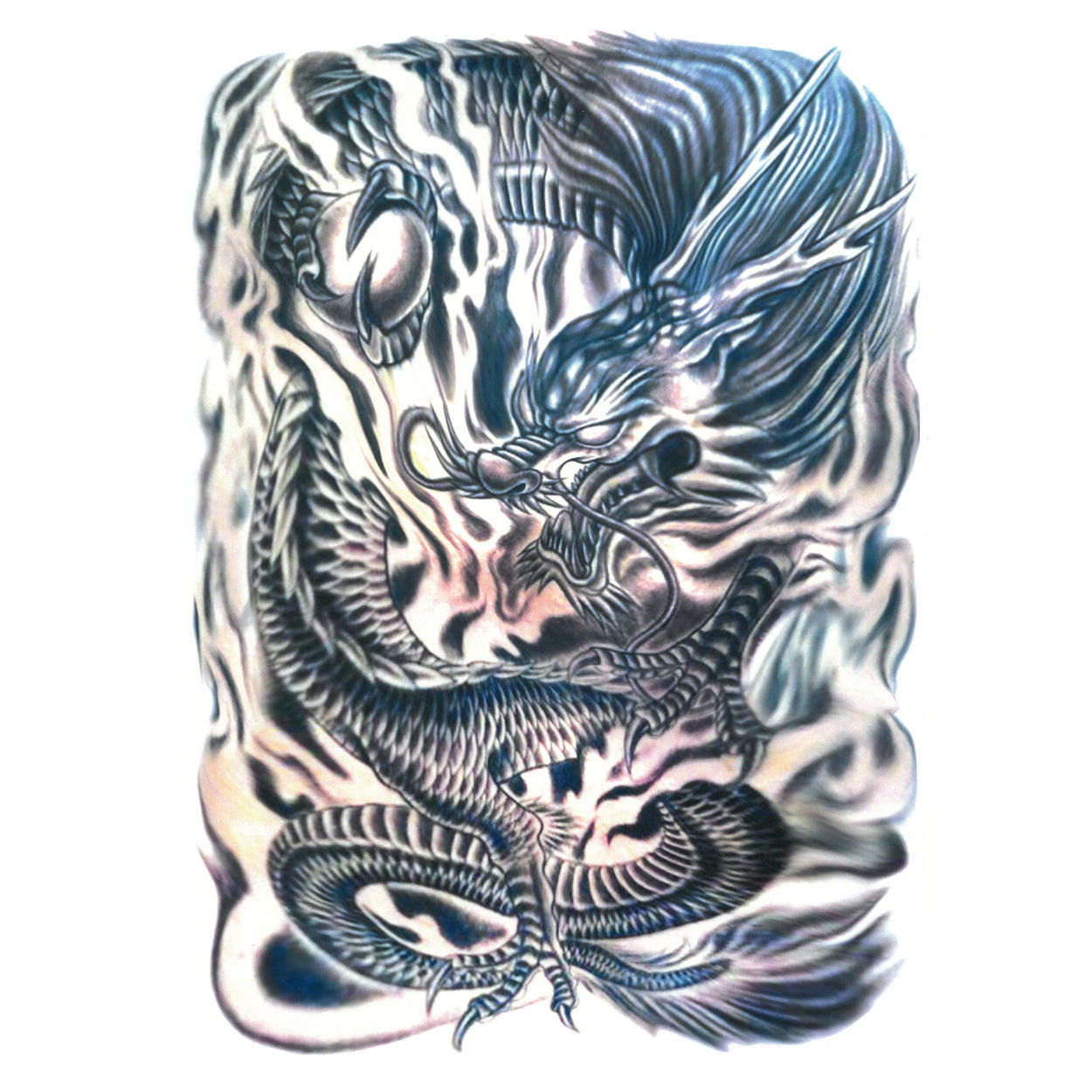 Full Back Tattoo Waterproof Big Picture Tattoo Stickers