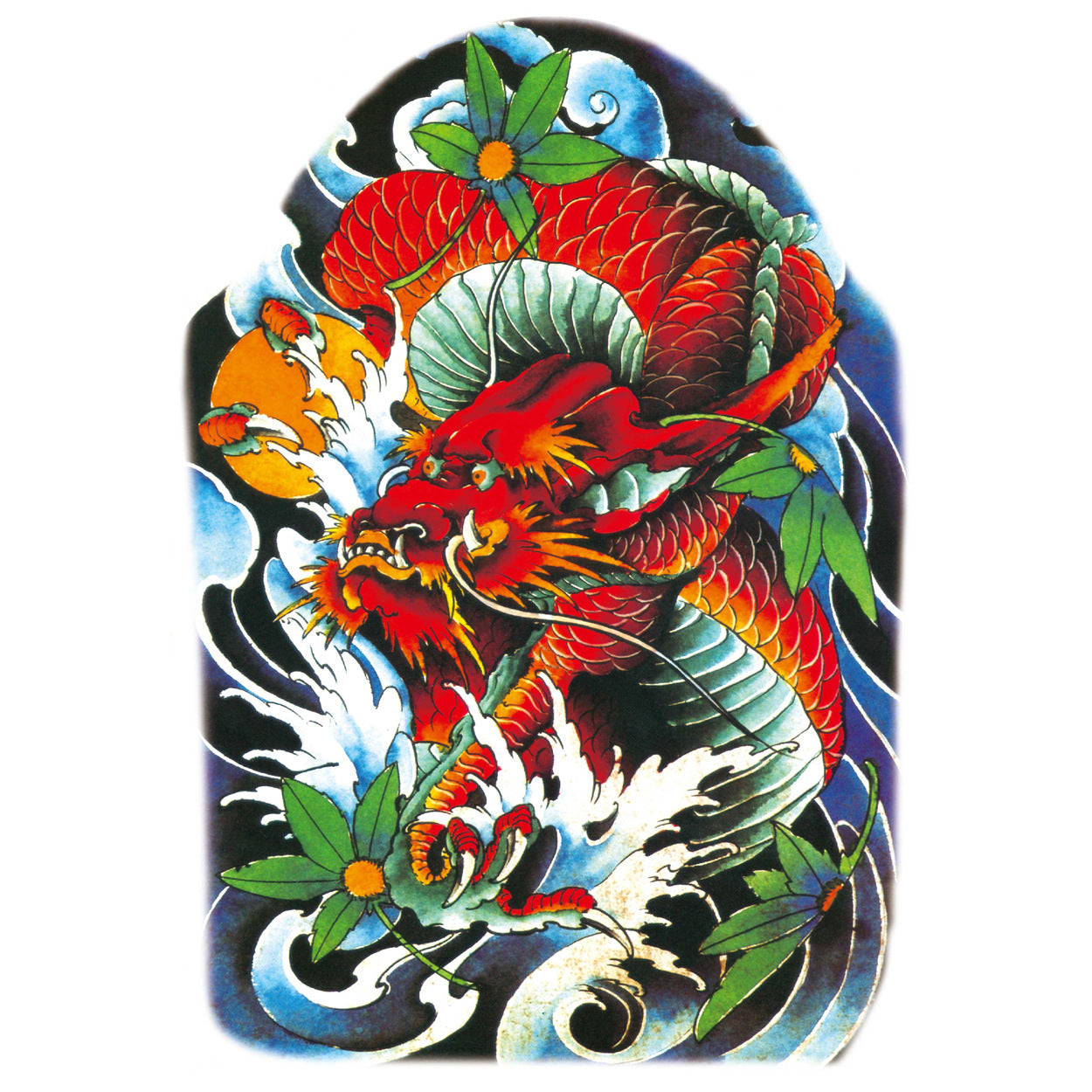 Full Back Tattoo Waterproof Big Picture Tattoo Stickers