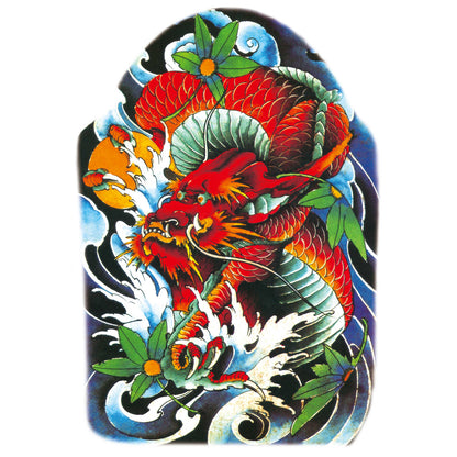 Full Back Tattoo Waterproof Big Picture Tattoo Stickers