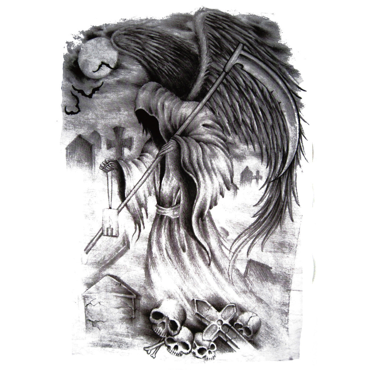 Full Back Tattoo Waterproof Big Picture Tattoo Stickers