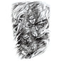 Full Back Tattoo Waterproof Big Picture Tattoo Stickers